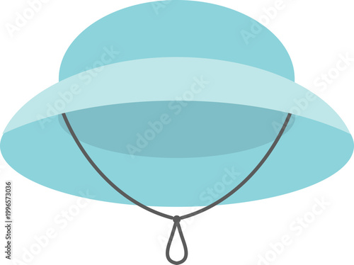 심플한 하늘색 모자