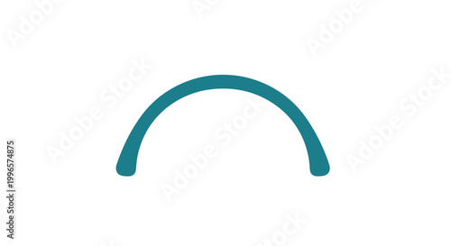 Teal Blue Plastic Hair Band Closeup.