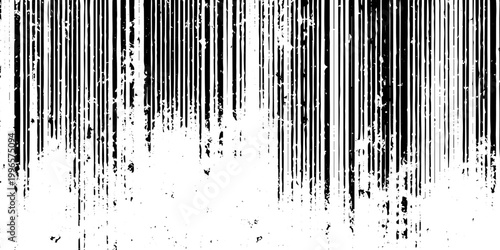 Distressed Vertical Lines Texture Abstract Grunge Stripe Pattern Vector Background