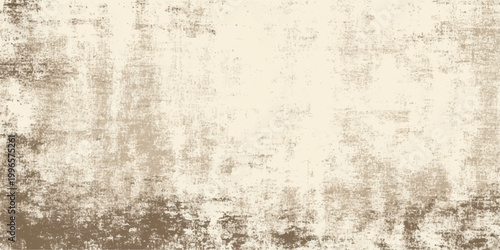 Abstract Grunge Texture Background with Distressed Weathered Surface in Beige and Brown Tones