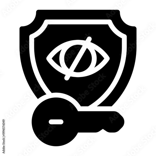 private key glyph icon