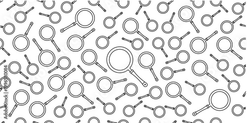Obraz na plátně Loupe seamless pattern background