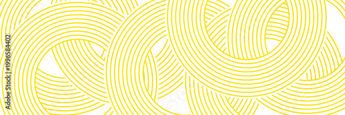 Pasta background, spaghetti abstract geometric pattern. Macaroni yellow poster. Wavy abstract pattern. Pasta vector illustration