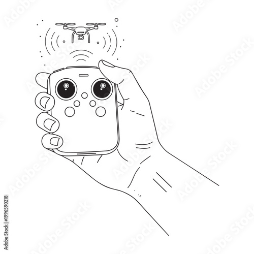 cute robot mascot with antenna and speech bubble vector illustration flat design