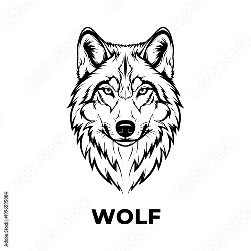 Wolf Head Silhouette