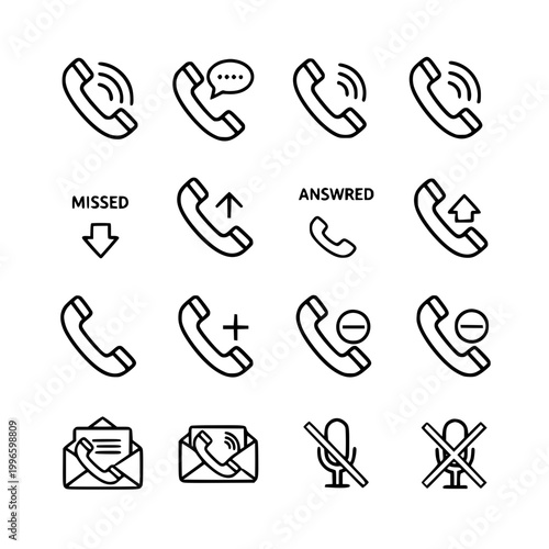 Phone Call Icons