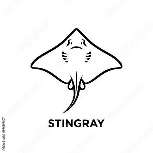 Stingray Silhouette Icon
