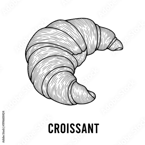 Croissant Drawing