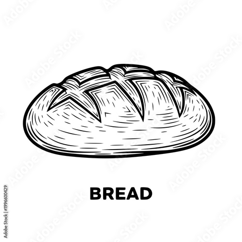 Loaf of Bread Illustration