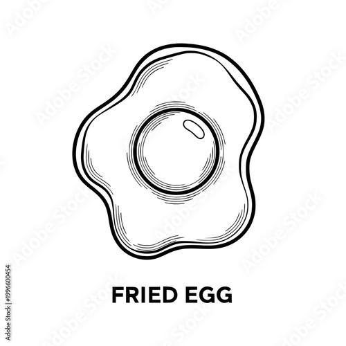 Fried Egg Sketch