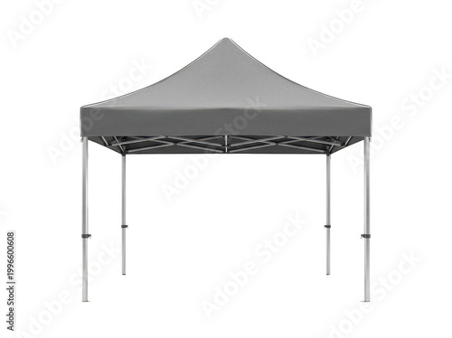 Foto Gray pop-up canopy marquee tent with aluminum frame for commercial outdoor event
