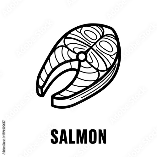 Salmon Steak Icon