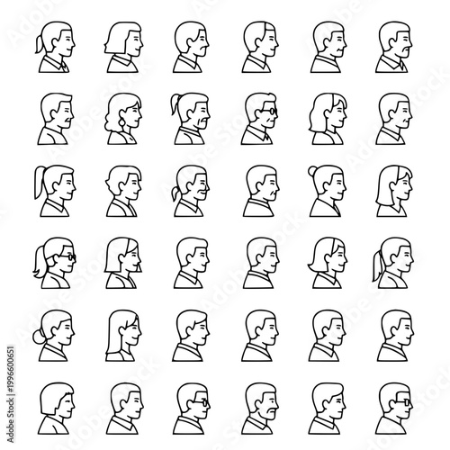 Diverse People Profile Icons