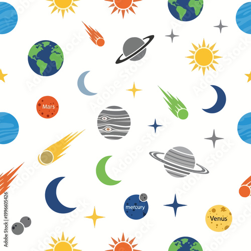 Colorful Space Pattern