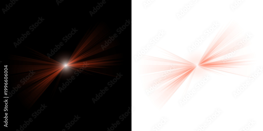 Obraz premium Astrophysical Gamma Ray Burst Visualization, Cosmic Energy Radiation from a Pulsar Star