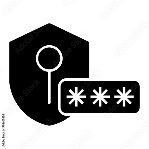 password Solid icon