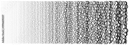 Abstract Generative Algorithmic Pattern Representing Sensory Processing and Data Density Gradient