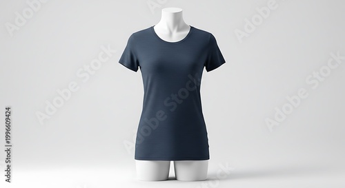 Seamless Slate: A 3D T-Shirt Mockup