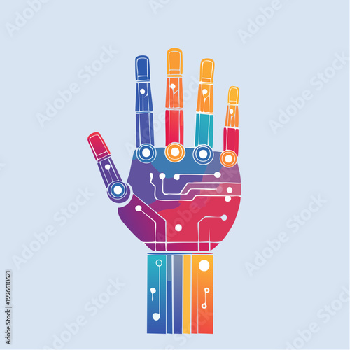 Robotic Hand with Circuitry Design