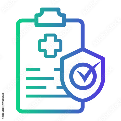 privacy Line Gradient Icon