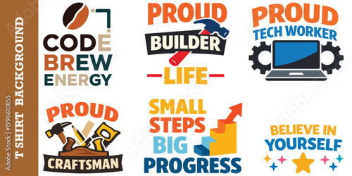 Proud gardener design with plant and shovel illustration, creative gardening logo template.