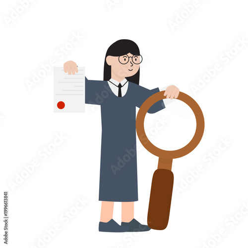 Professional Lawyer Character Pose Set