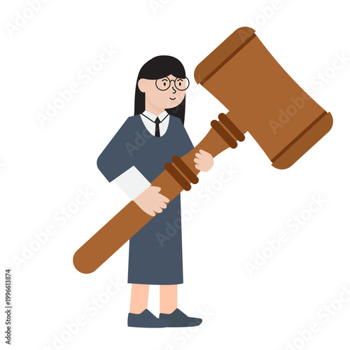 Professional Lawyer Character Pose Set