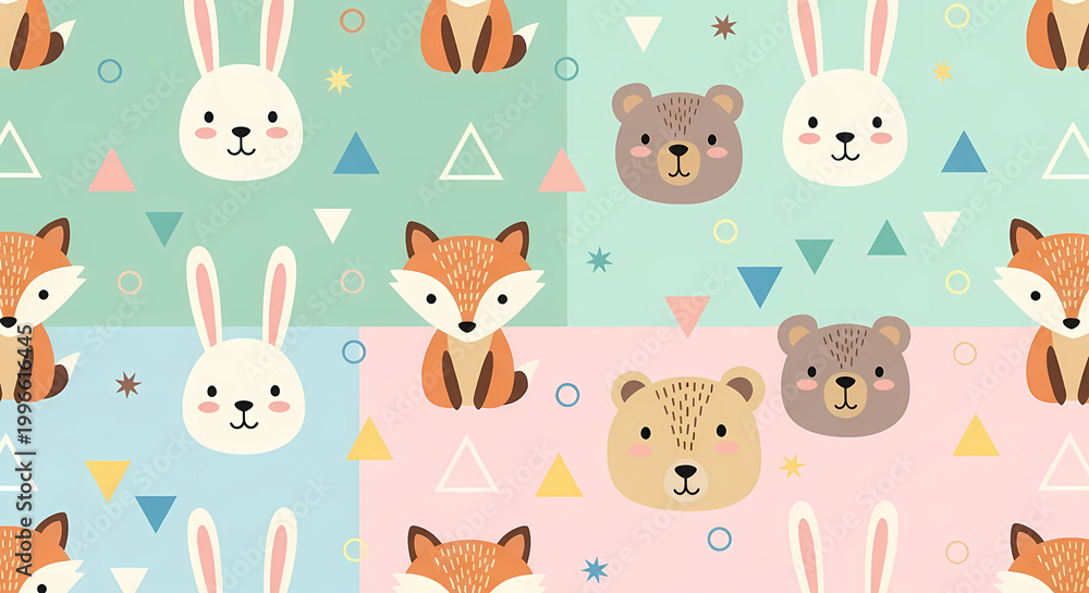 Obraz premium Modern unique abstract pattern background