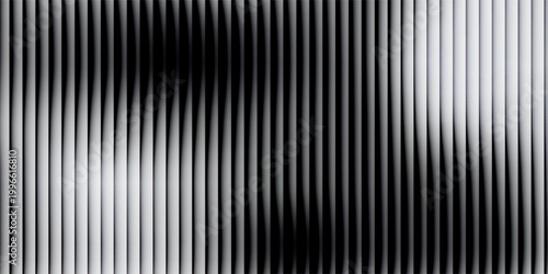 Glass Ripple Vector ribbed glass texture background. Blue white grey purple ribbed glass.