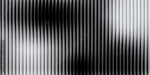 Glass Ripple Vector ribbed glass texture background. Blue white grey purple ribbed glass.