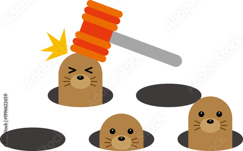 두더지잡기 게임
