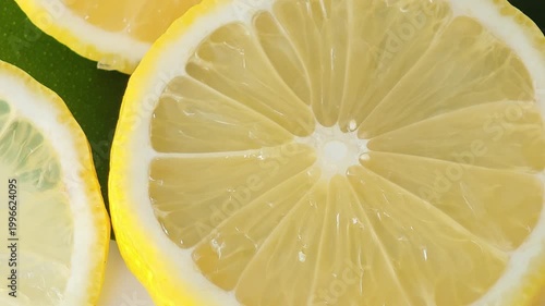 Fresh lemons from the garden.