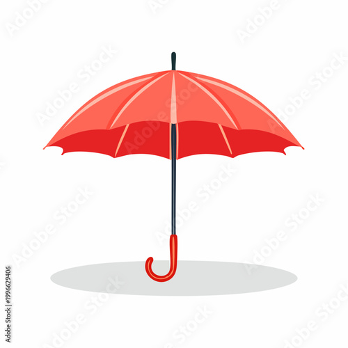 Red Umbrella Illustration
