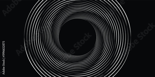 Dotted circular logo. circular concentric dots isolated on the white background. Halftone fabric design