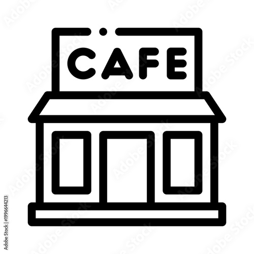 restaurant line icon