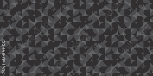 幾何学模様の抽象的な連続パターン素材