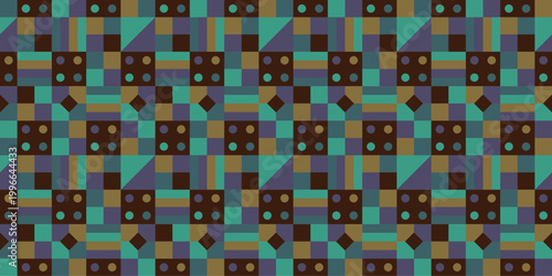 幾何学模様の抽象的な構成デザイン