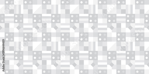 幾何学的な抽象模様のシームレスパターン