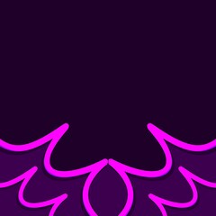 Abstract Purple Line Wavy Border