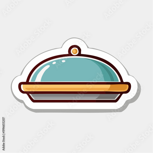 Cloche Food Serving Dish Icon