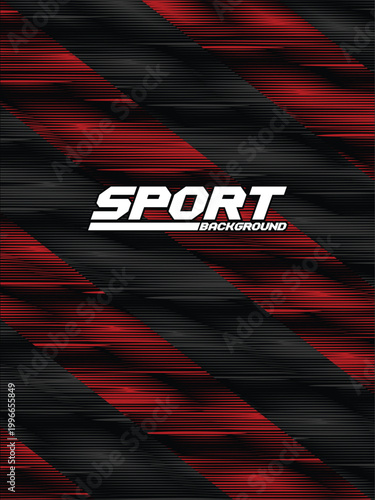 Bild auf Leinwand Dynamic abstract sport background featuring geometric shapes and textured elements with modern athletic style