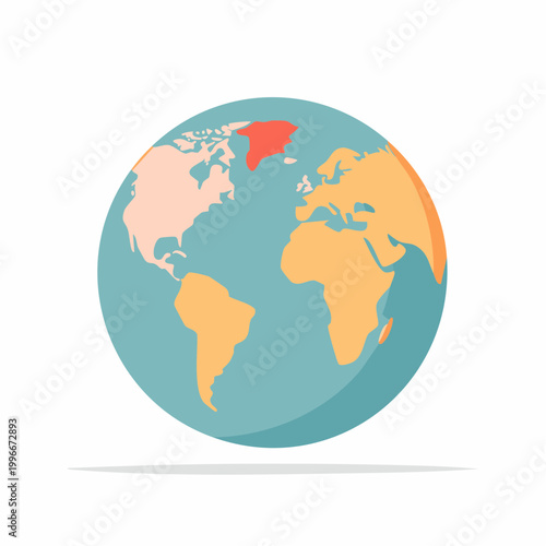 Stylized Globe Illustration