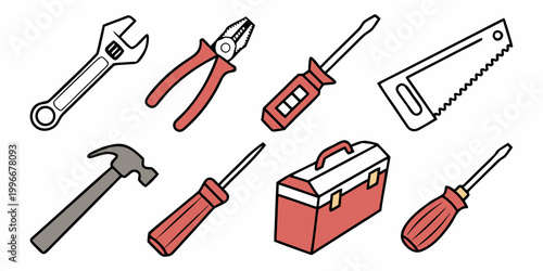 Professional workshop tool kit with wrenches and screwdrivers for maintenance screwdriver maintenance construction handtools workshop equipment hardware industrial professional improvement