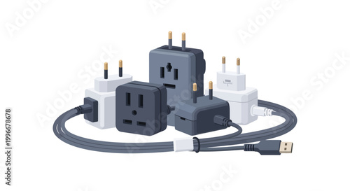 Variety of International Travel Power Adapters