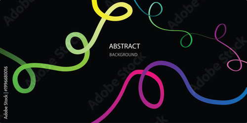 Vibrant abstract background colorful light trails and dynamic swirls for modern designs