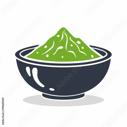 Green Powder in Bowl Icon