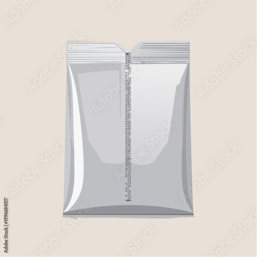 Clear plastic pouch with zipper closure
