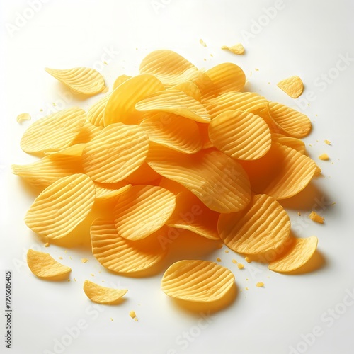 Crispy potato chips