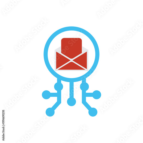 Email Network Communication Icon Technology