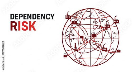 Dependency Risk Illustration for Global Supply Chain Analysis